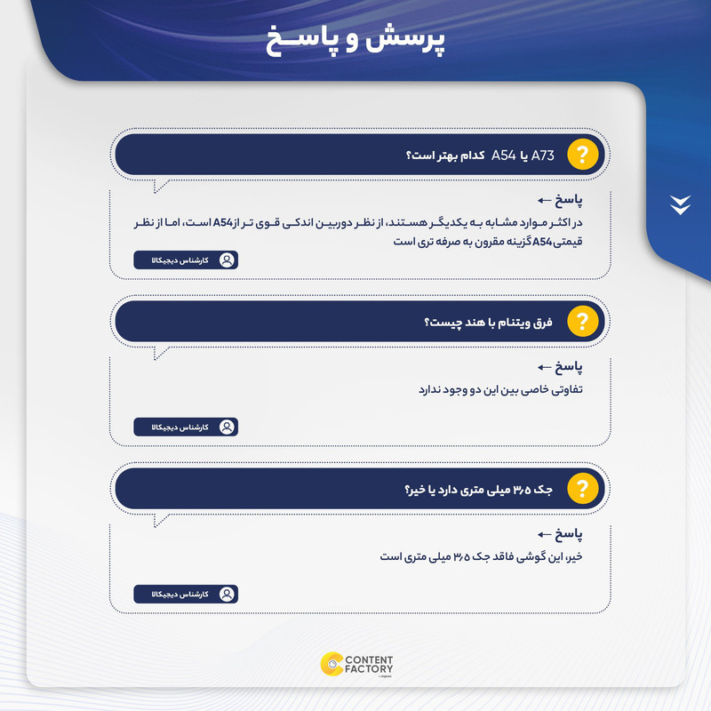 گوشی موبایل سامسونگ مدل Galaxy A73 5G دو سیم کارت ظرفیت 256 گیگابایت و رم 8 گیگابایت - ویتنام