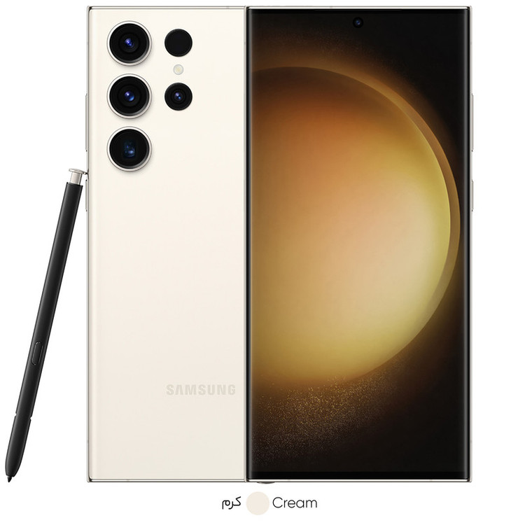 گوشی موبایل سامسونگ مدل Galaxy S23 Ultra دو سیم کارت ظرفیت 256 گیگابایت و رم 12 گیگابایت - ویتنام - به همراه شارژر 45 وات سامسونگ