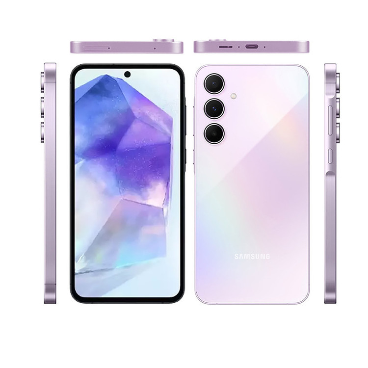 گوشی موبایل سامسونگ مدل Galaxy A55 دو سیم کارت ظرفیت 256 گیگابایت و رم 8 گیگابایت - ویتنام - به همراه شارژر 25 واتی سامسونگ، هدفون بلوتوثی انکر مدل Soundcore R50i، محافظ صفحه نمایش و قاب ژلهای