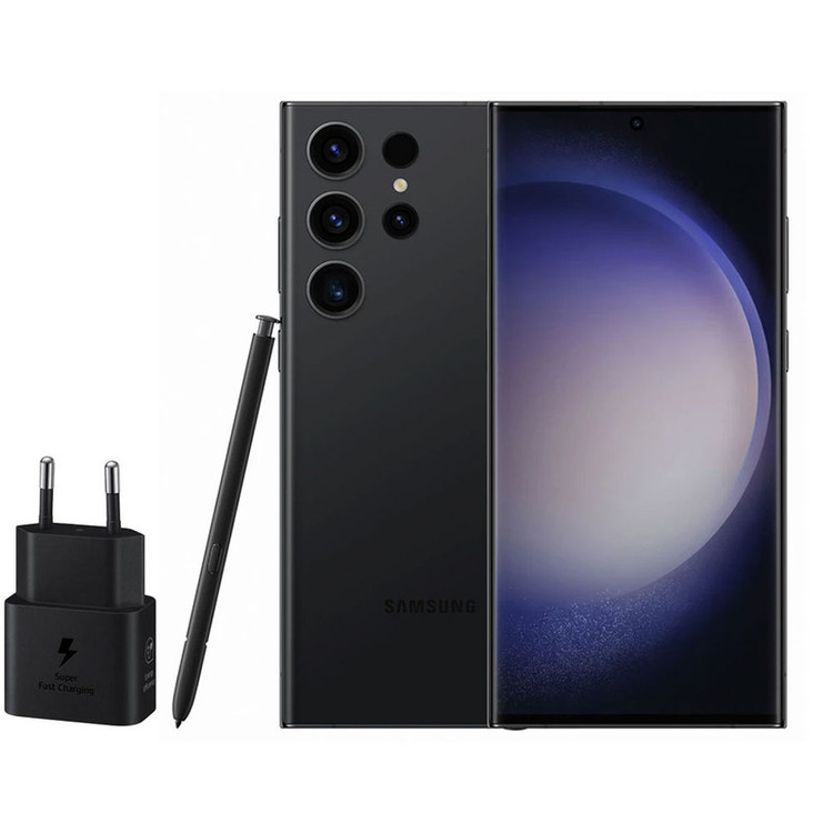گوشی موبایل سامسونگ مدل Galaxy S23 Ultra دو سیم کارت ظرفیت 256 گیگابایت و رم 12 گیگابایت به همراه شارژر 25 وات سامسونگ - ویتنام