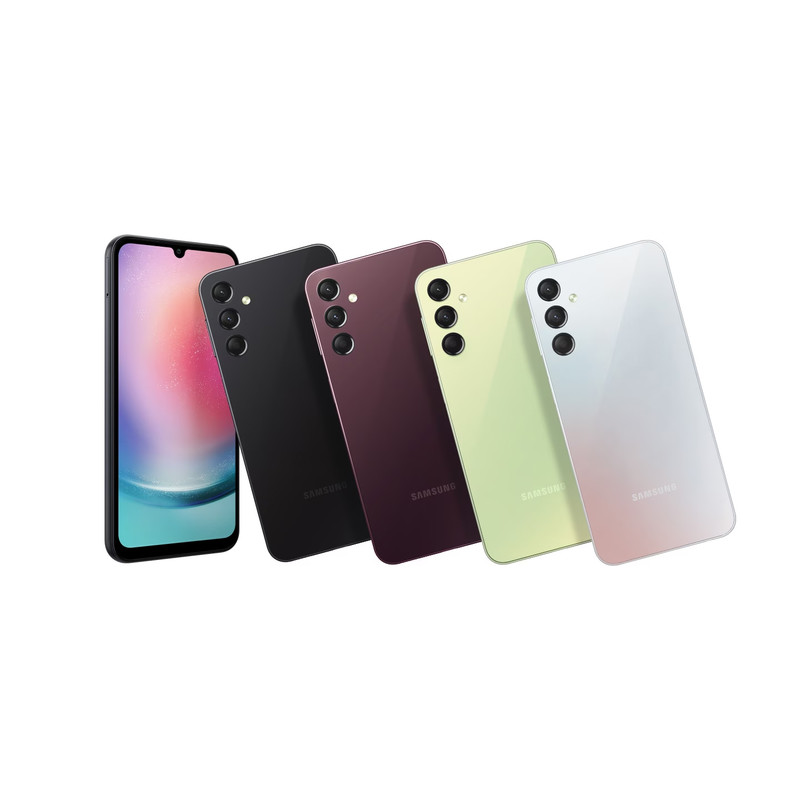 گوشی موبایل سامسونگ مدل Galaxy A24 4G دو سیمکارت ظرفیت 128 گیگابایت رم 4 گیگابایت همراه با شارژر 25 وات