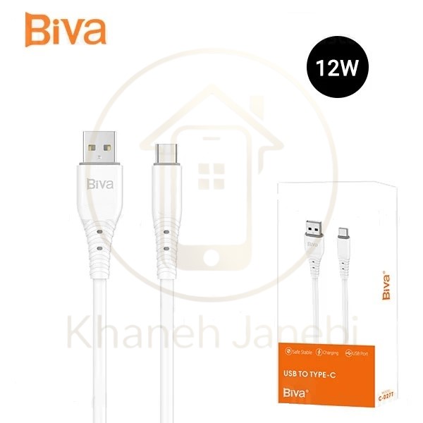کابل Type-C بیوا Biva C-027T توان 12 وات