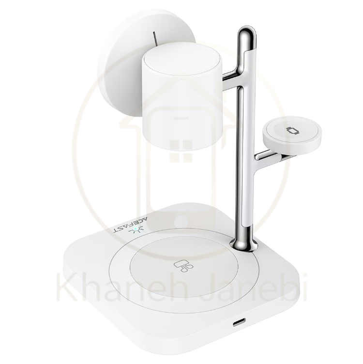 استند و شارژر وایرلس چند کاره مگ سیف ایس فست ACEFAST E39 با قابلیت شارژ اپل واچ