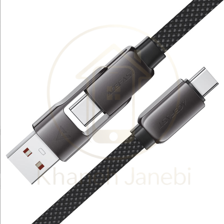 کابل Type-C به Type-C ایس فست ACEFAST C13-04 طول 1.2 متر توان 60 وات