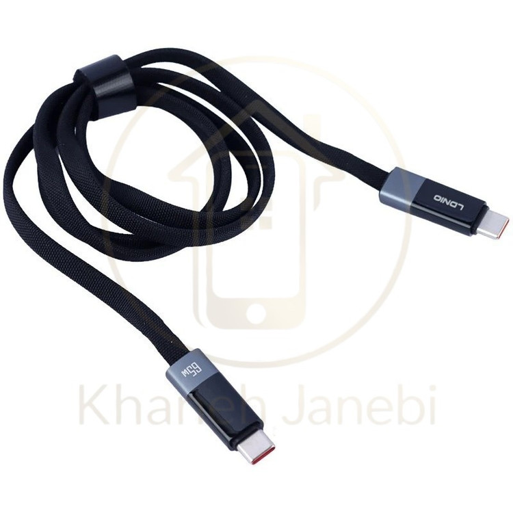 کابل Type C به Type C الدینیو LDNIO LC241c طول 1 متر توان 65 وات