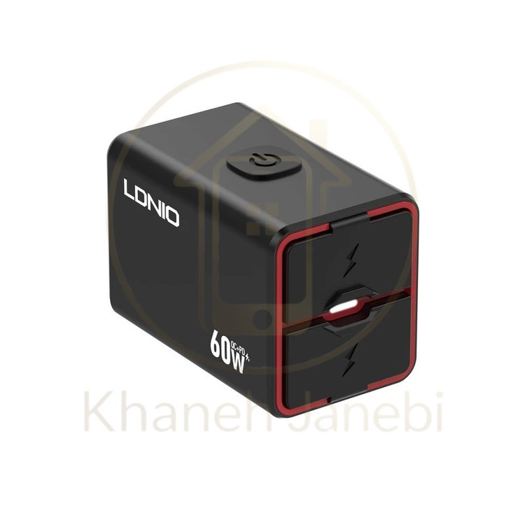 شارژر موبایل موتورسیکلت الدینیو Ldnio C108 توان 60 وات همراه با کابل