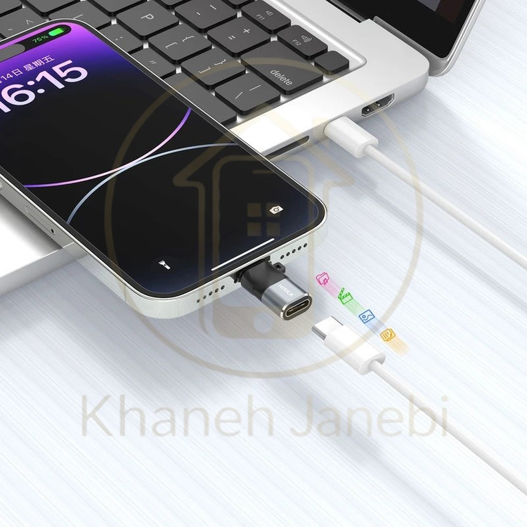 تبديل HISKA H7 Type-C TO Iphone