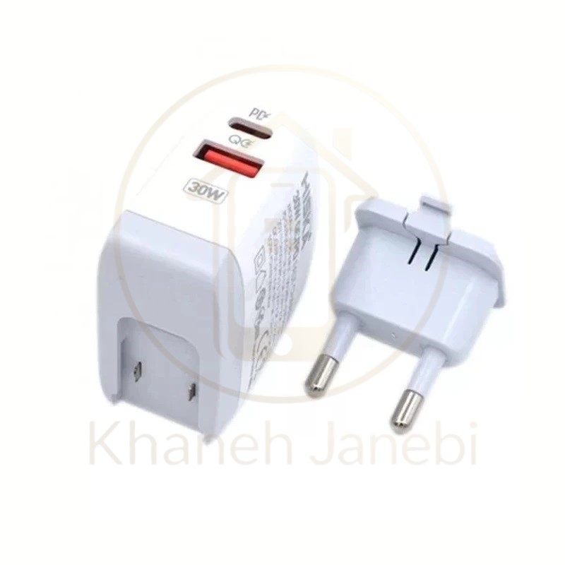 شارژر HISKA H115PD 30W