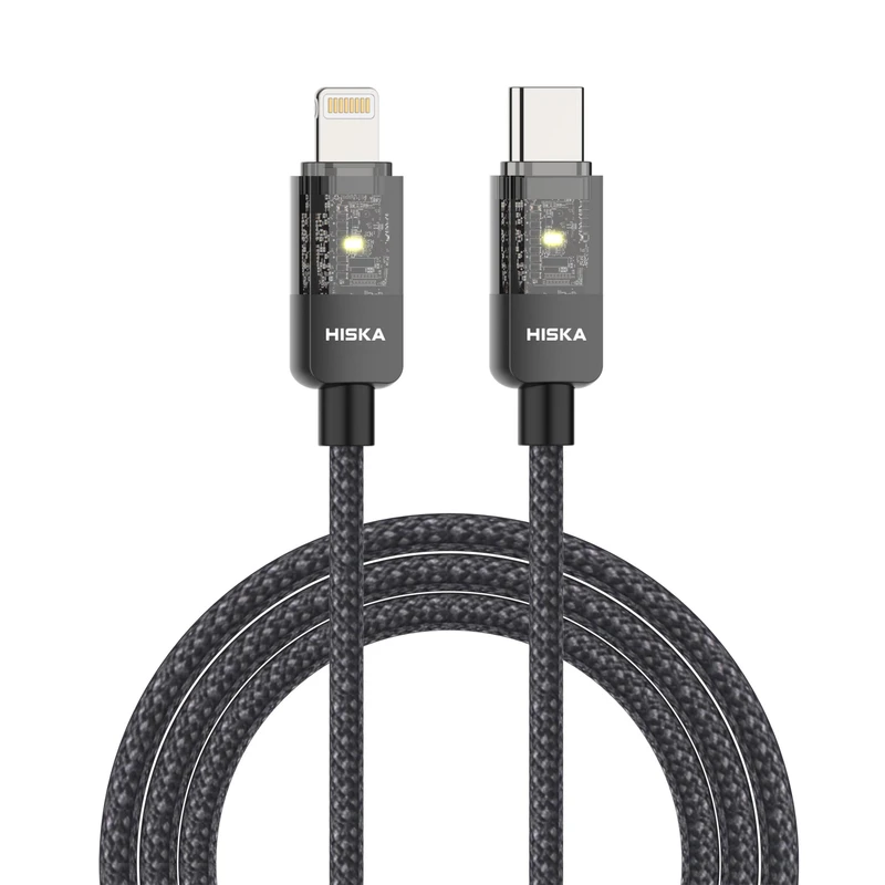 کابل تبدیل USB-C به لایتنینگ هیسکا مدل LX-891CL طول 1 متر