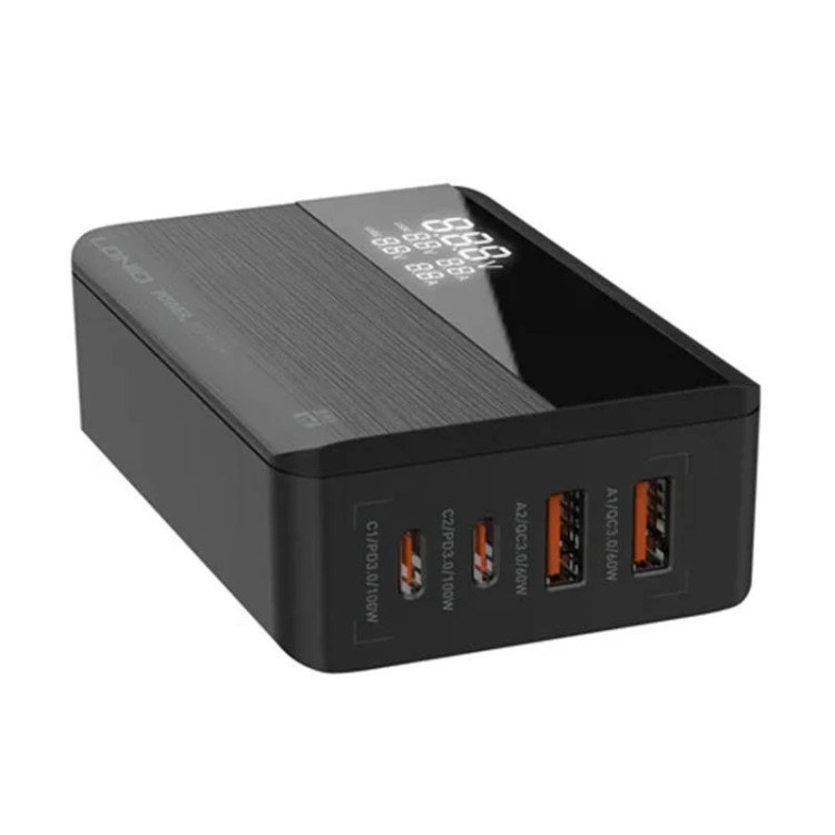 هاب شارژر 4 پورت الدینیو LDNIO A4809C توان 100 وات