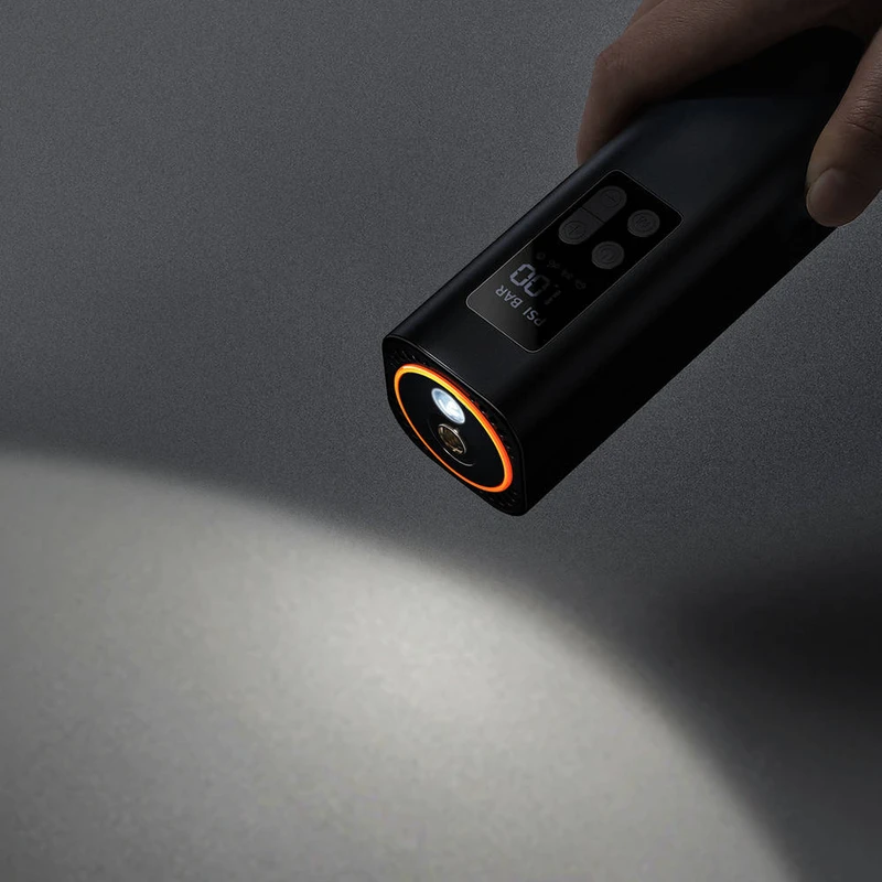 کمپرسور باد بیسوس Baseus Super Mini Inflator Pump CRCQ000001 دارای چراغ LED