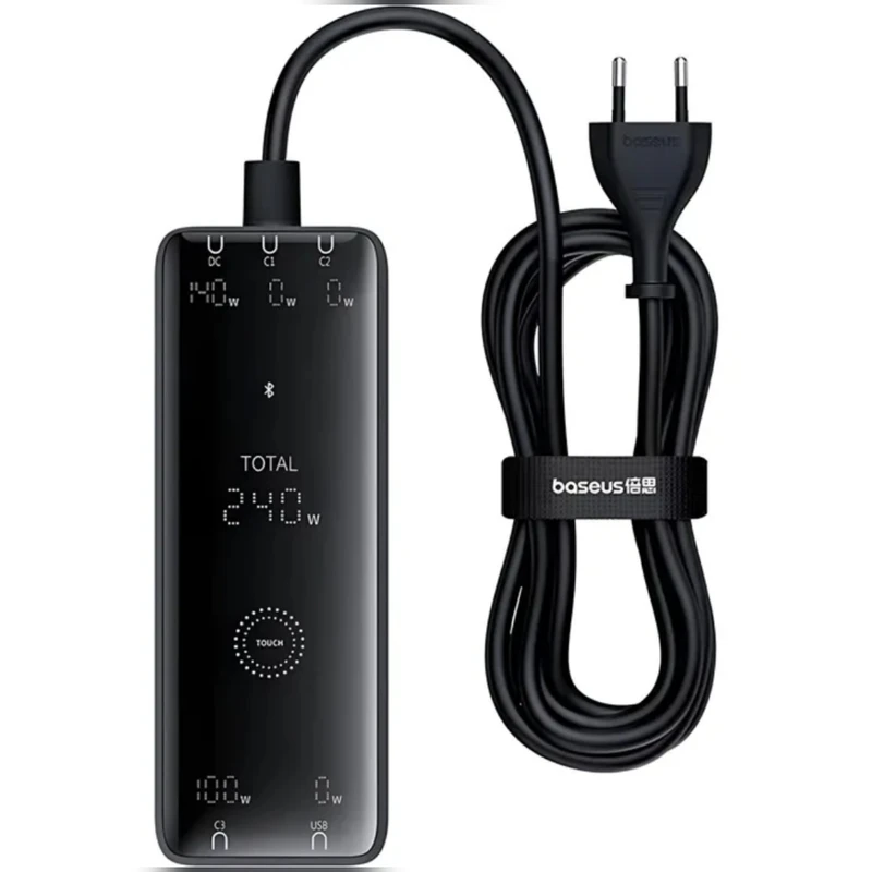 هاب شارژر 5 پورت بیسوس Baseus P10163901113 Simultaneous Charging CCGAN240CE توان 240 وات
